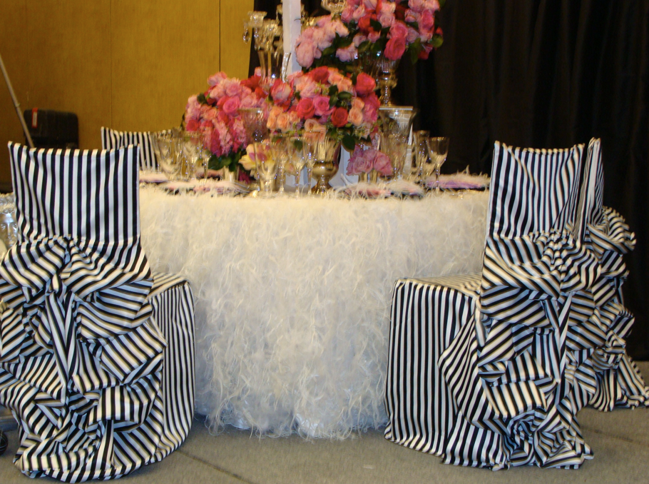 Fundas de sillas de lujo.