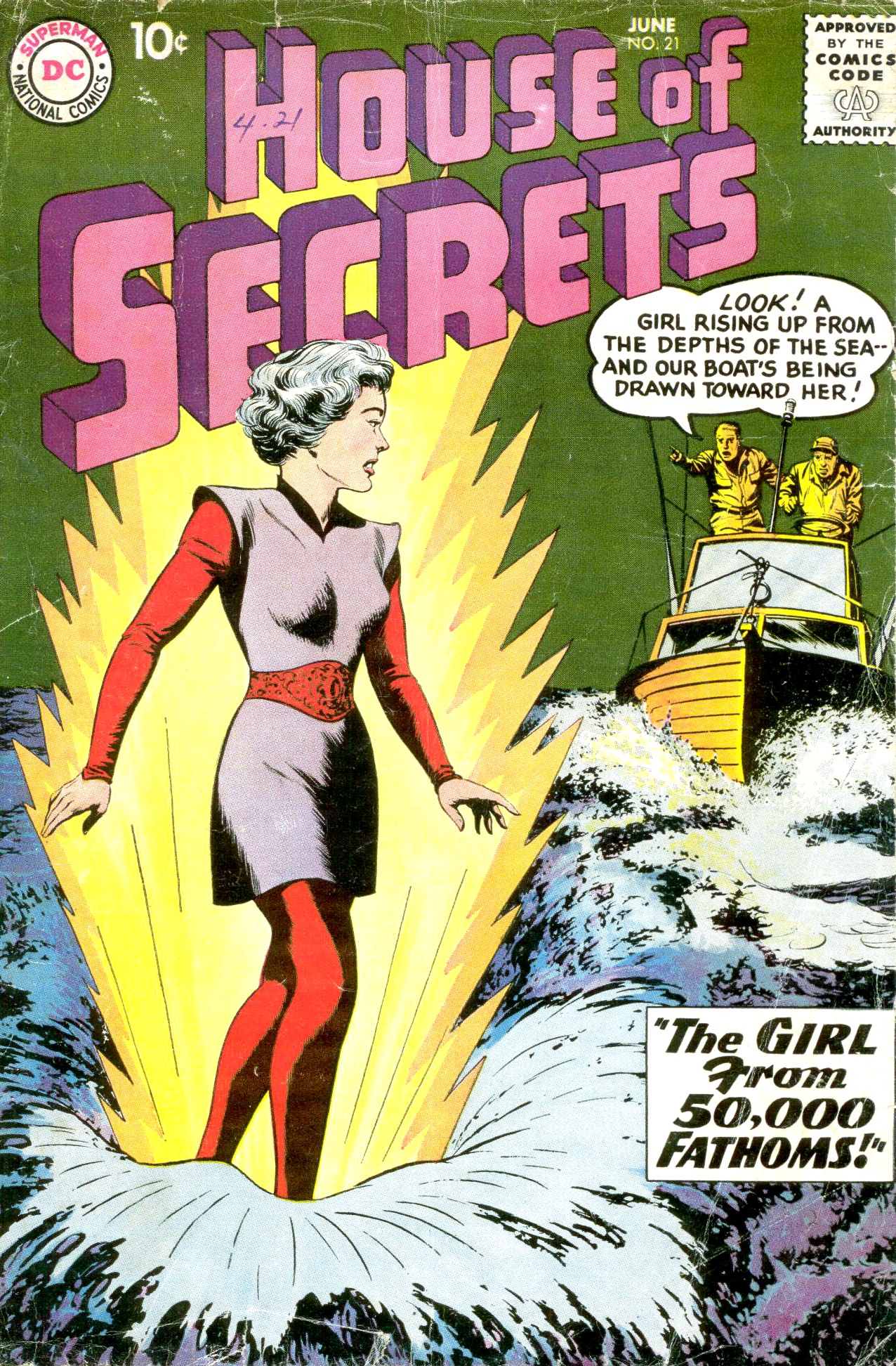 Read online House of Secrets (1956) comic -  Issue #21 - 1