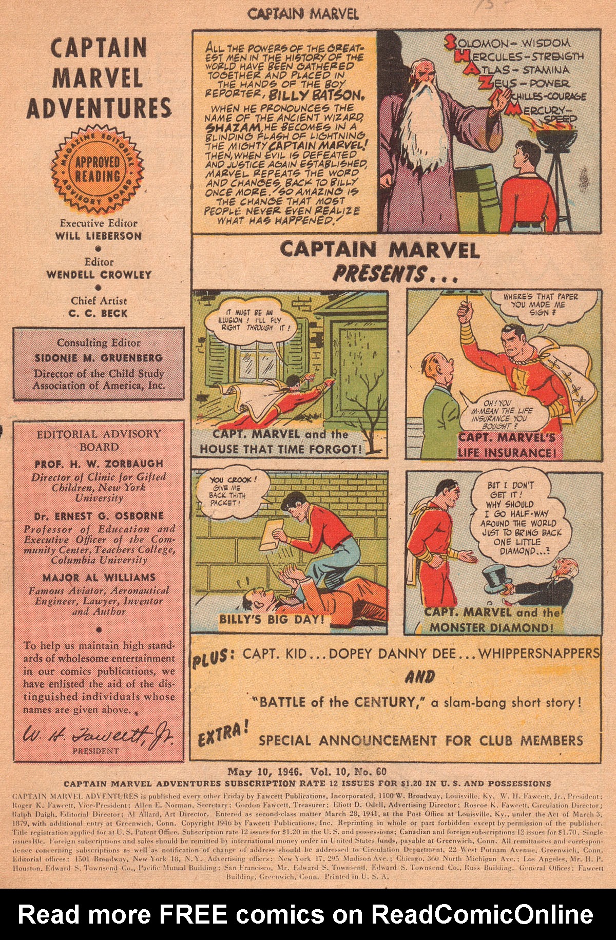 Read online Captain Marvel Adventures comic -  Issue #60 - 3