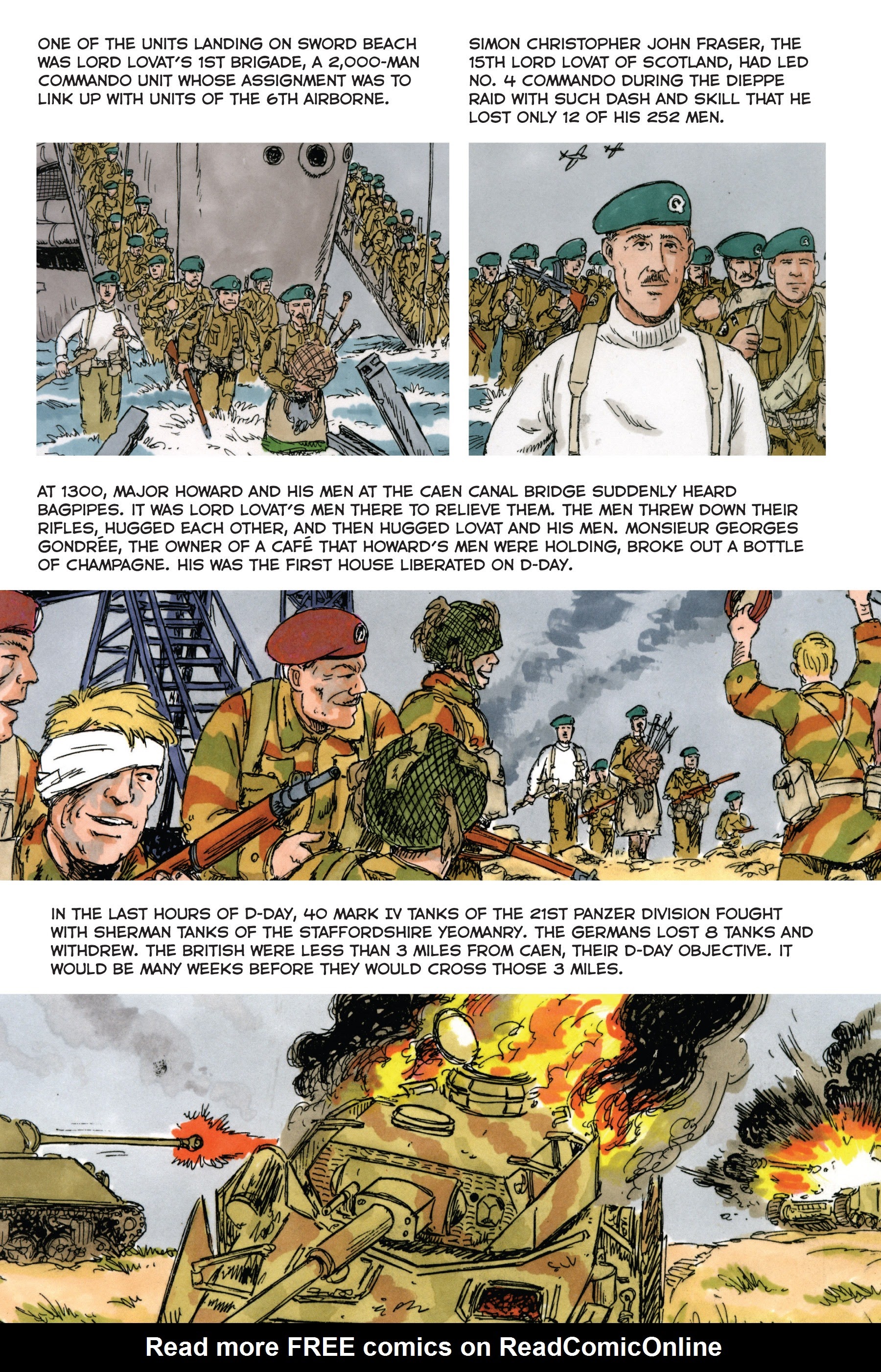 Read online Normandy: A Graphic History of D-Day, the Allied Invasion of Hitler's Fortress Europe comic -  Issue # TPB - 27