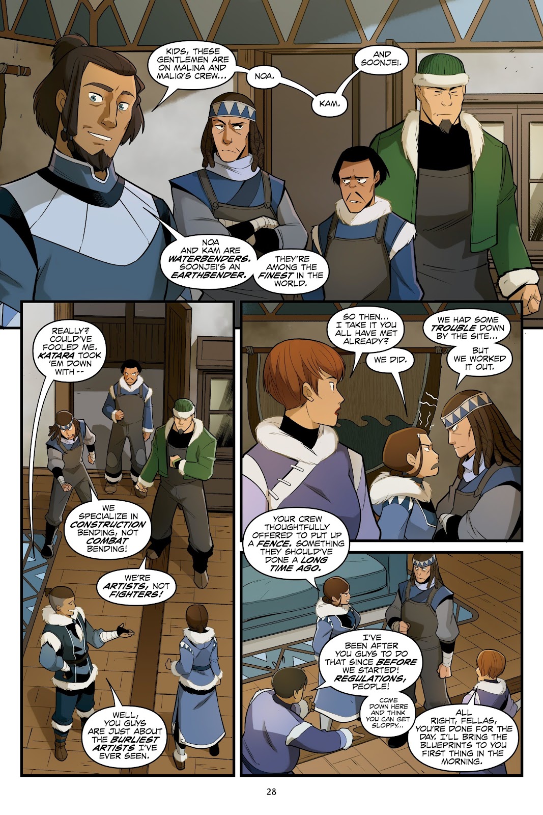 Avatar: The Last Airbender--North and South Omnibus issue TPB (Part 1) - Page 28