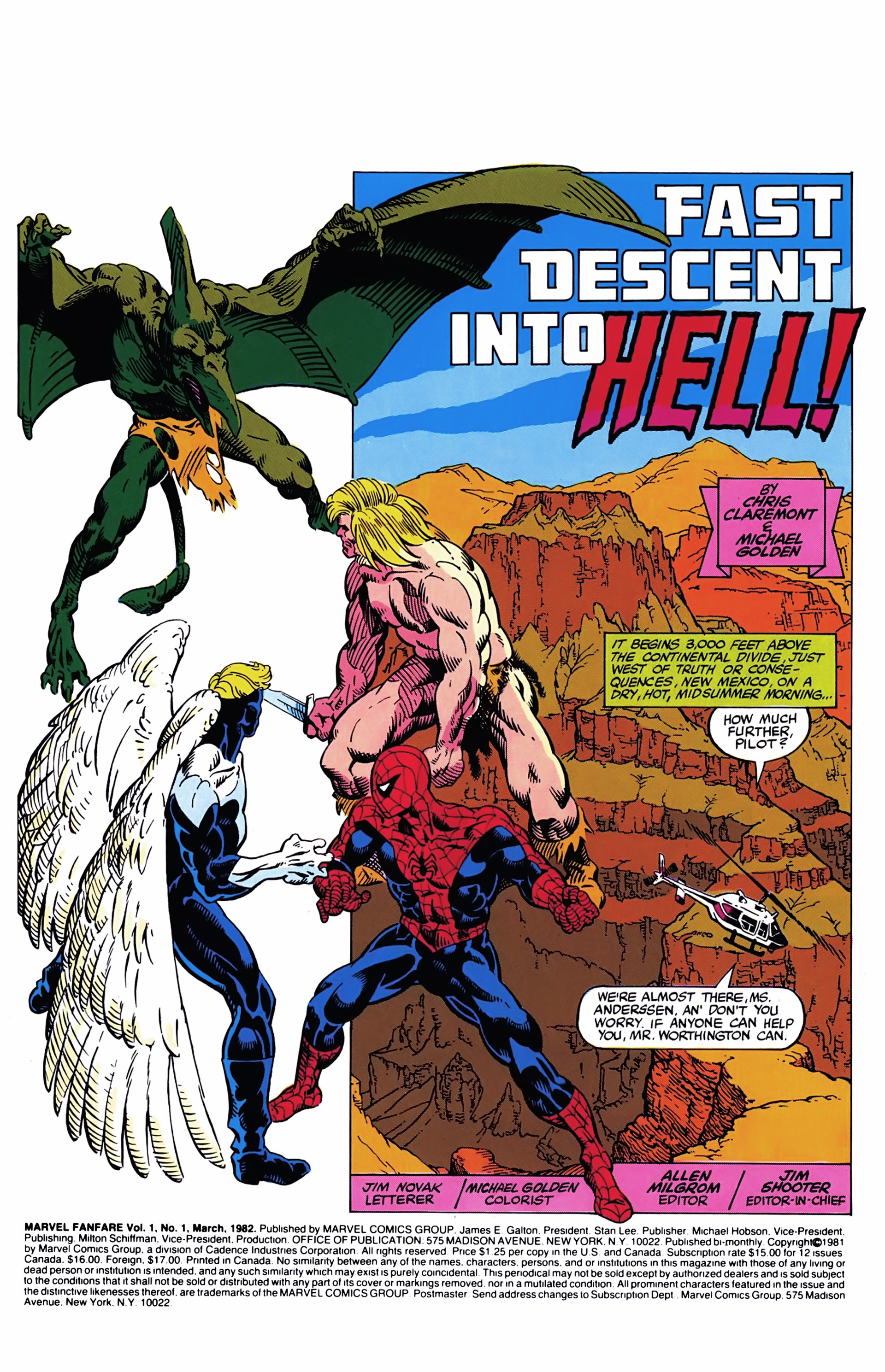 Marvel Fanfare (1982) Issue #1 #1 - English 2