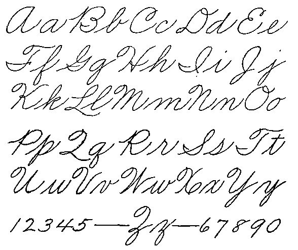 Cursive Writing Capital And Lowercase Letters images Cursive Writing Capital And Lowercase Letters images