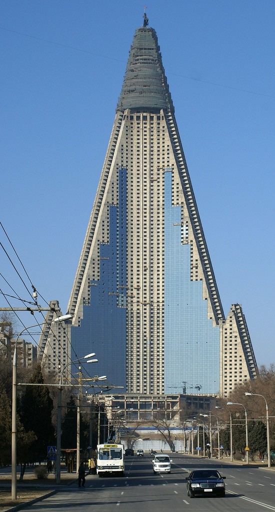 DOUGLASCAIN: Amazing buildings, Ryugyong hotel, Pyongyang, North Korea.