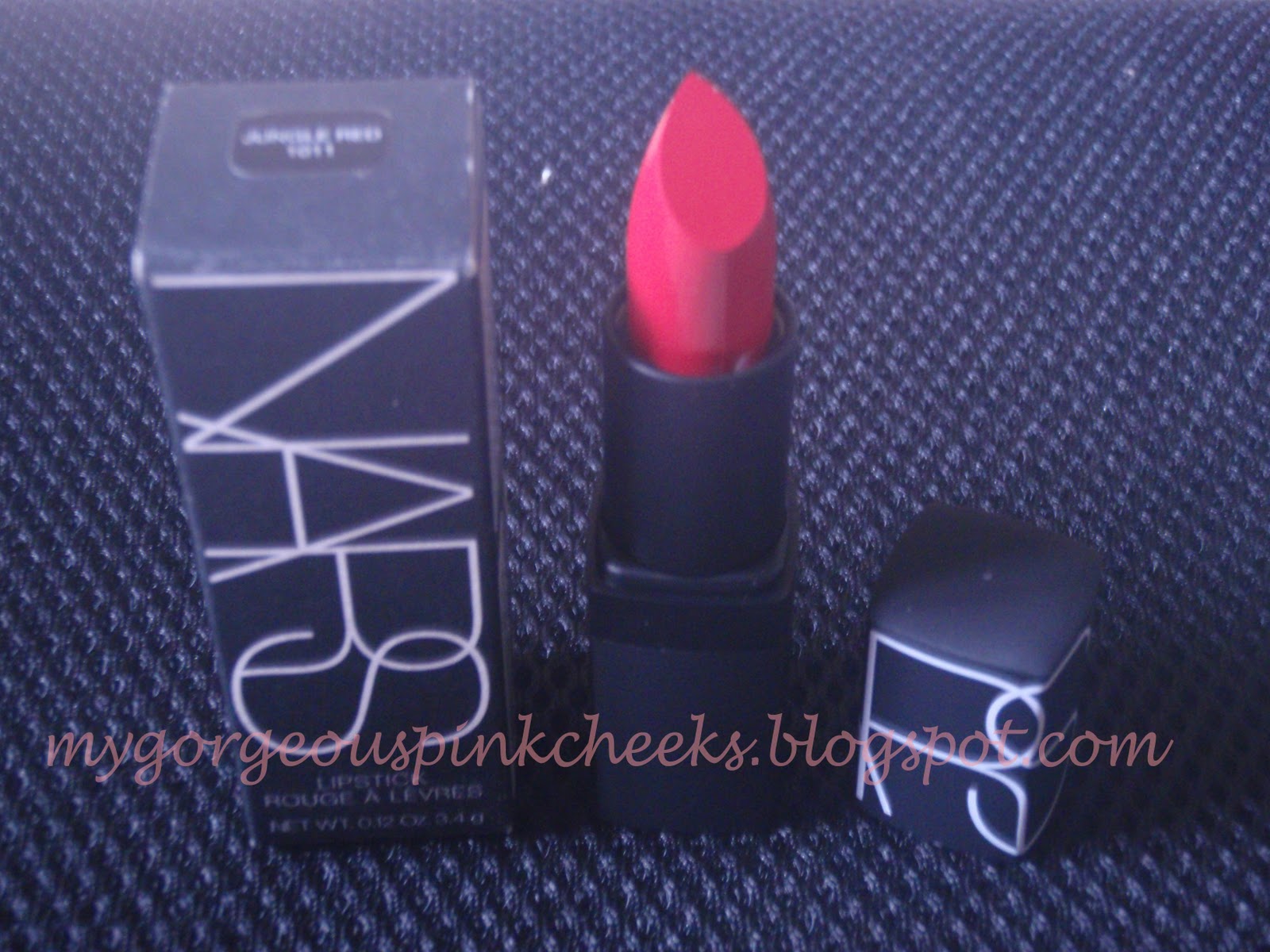 NARS Jungle Red Lipstick My Pink Cheeks