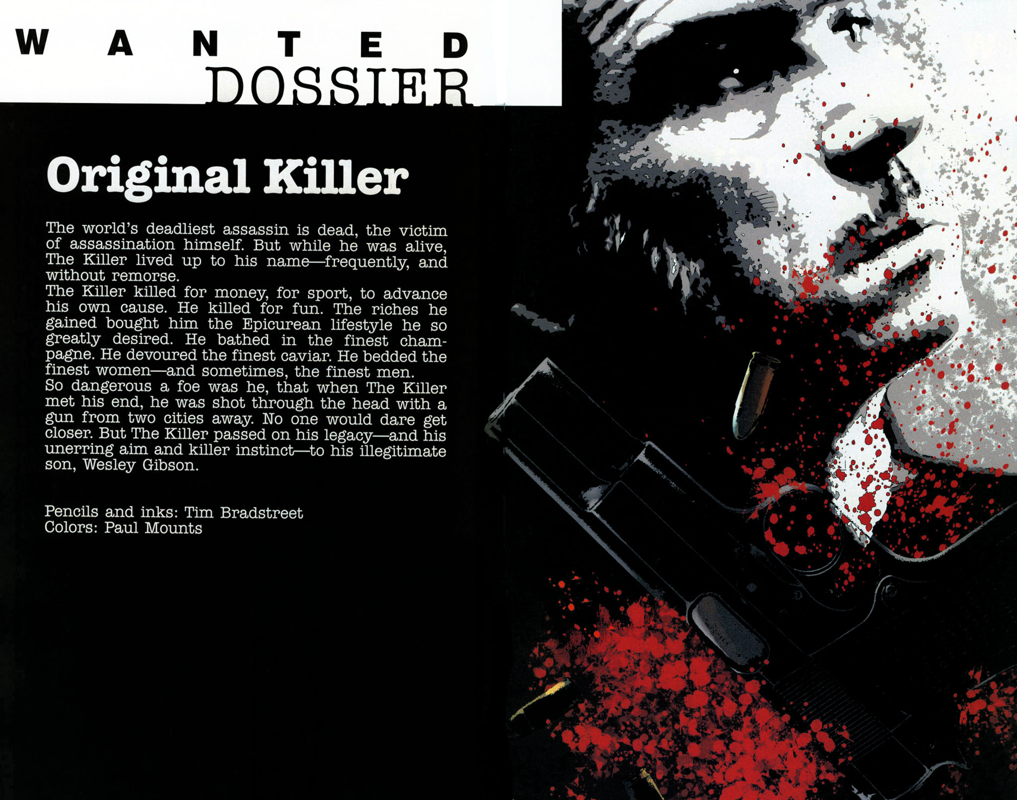 Read online Wanted Dossier comic -  Issue # Full - 9