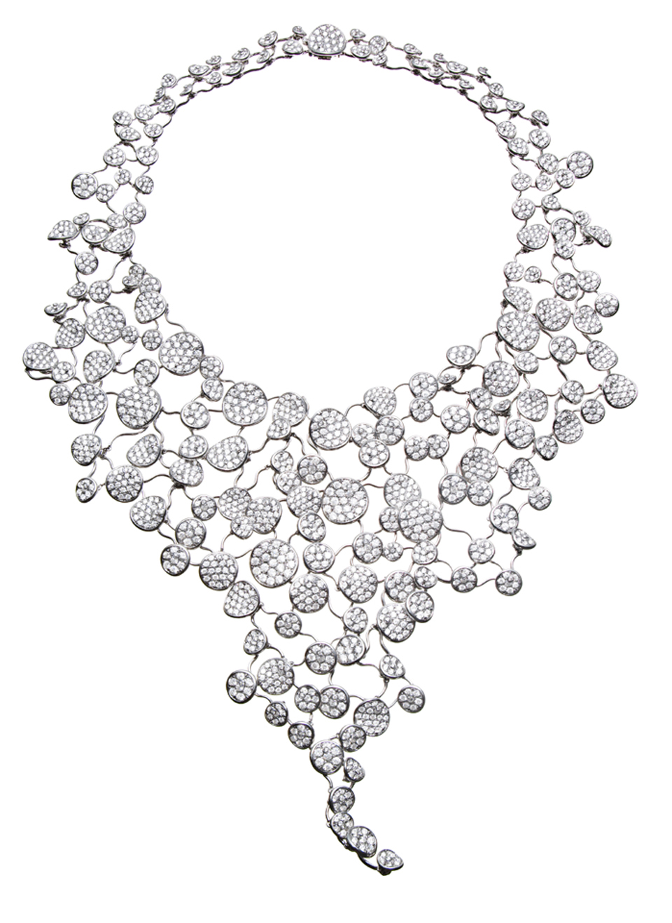 колье золото бронницкий ювелир. колье с бриллиантами москва. 311812000. колье из золота с бриллиантами. колье с бриллиантами москва.