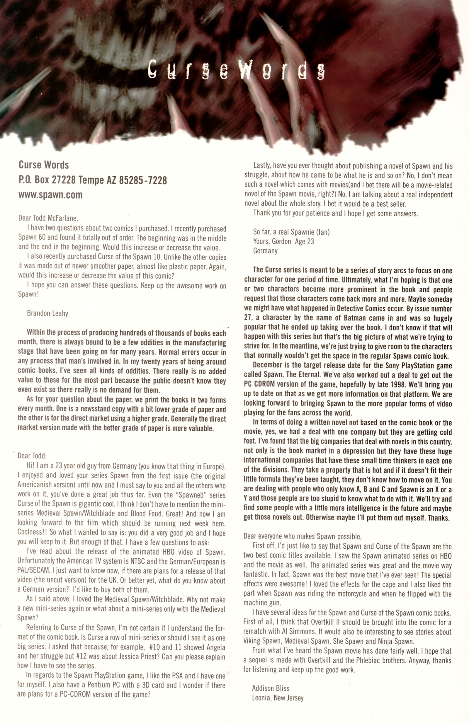 Read online Curse of the Spawn comic -  Issue #15 - 24