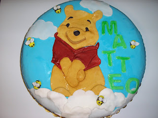 Zeta come.. Zenzero: TORTA WINNIE POOH TRA LE NUVOLE