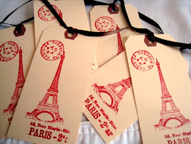 Paris Bookmarks or Gift Tags