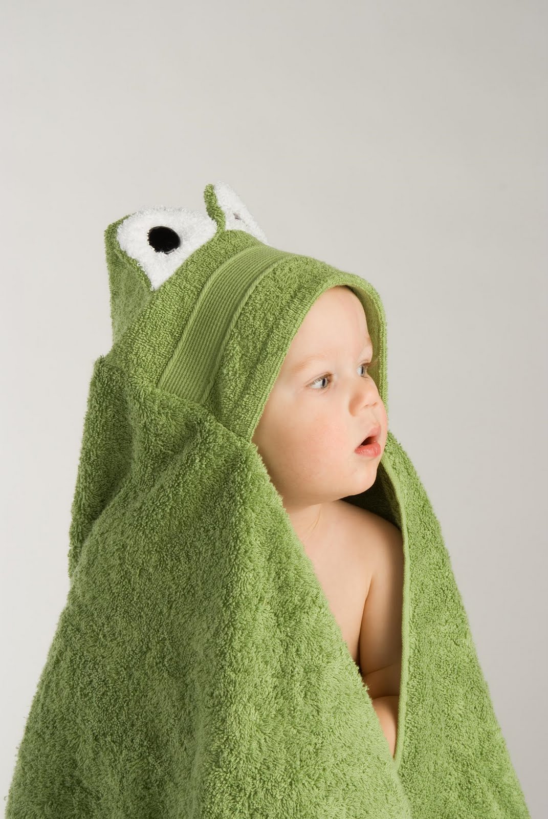 Animal hooded towels for children FROG HOODED TOWEL, 35 +10 shipping