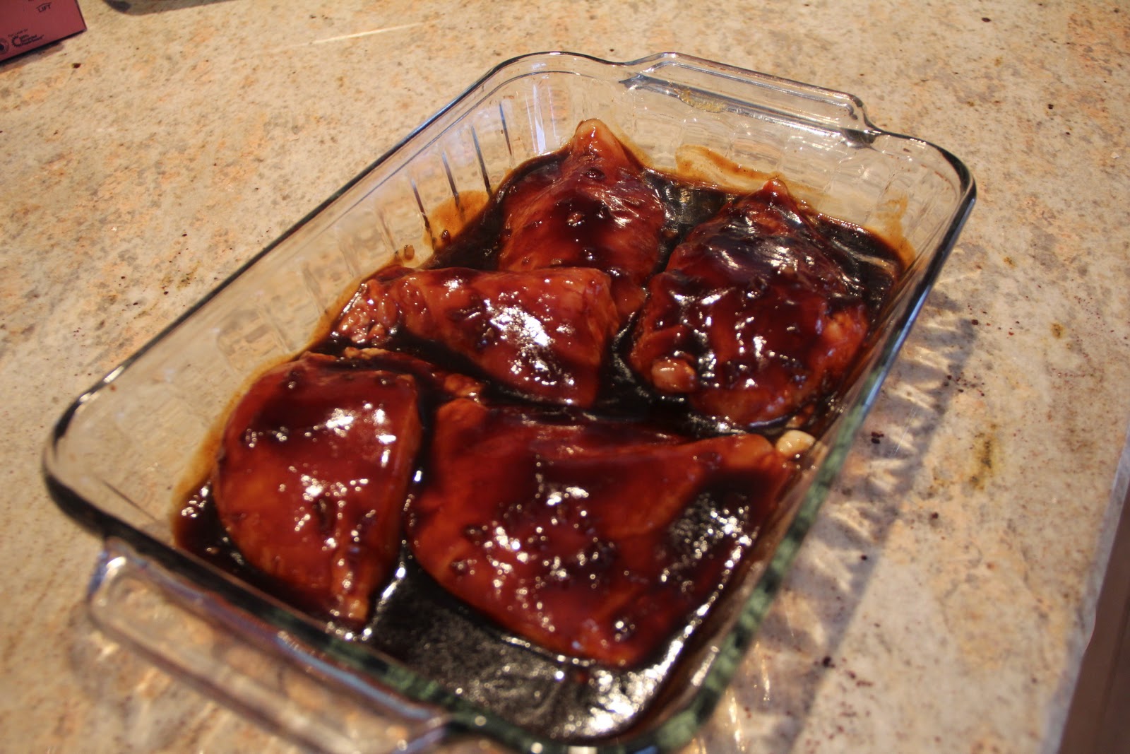 A Little Bite of Everything: Grilled Chicken Breasts with Kahlua BBQ Sauce