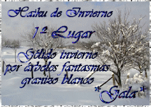 Primer PREMIO  Haiku de invierno