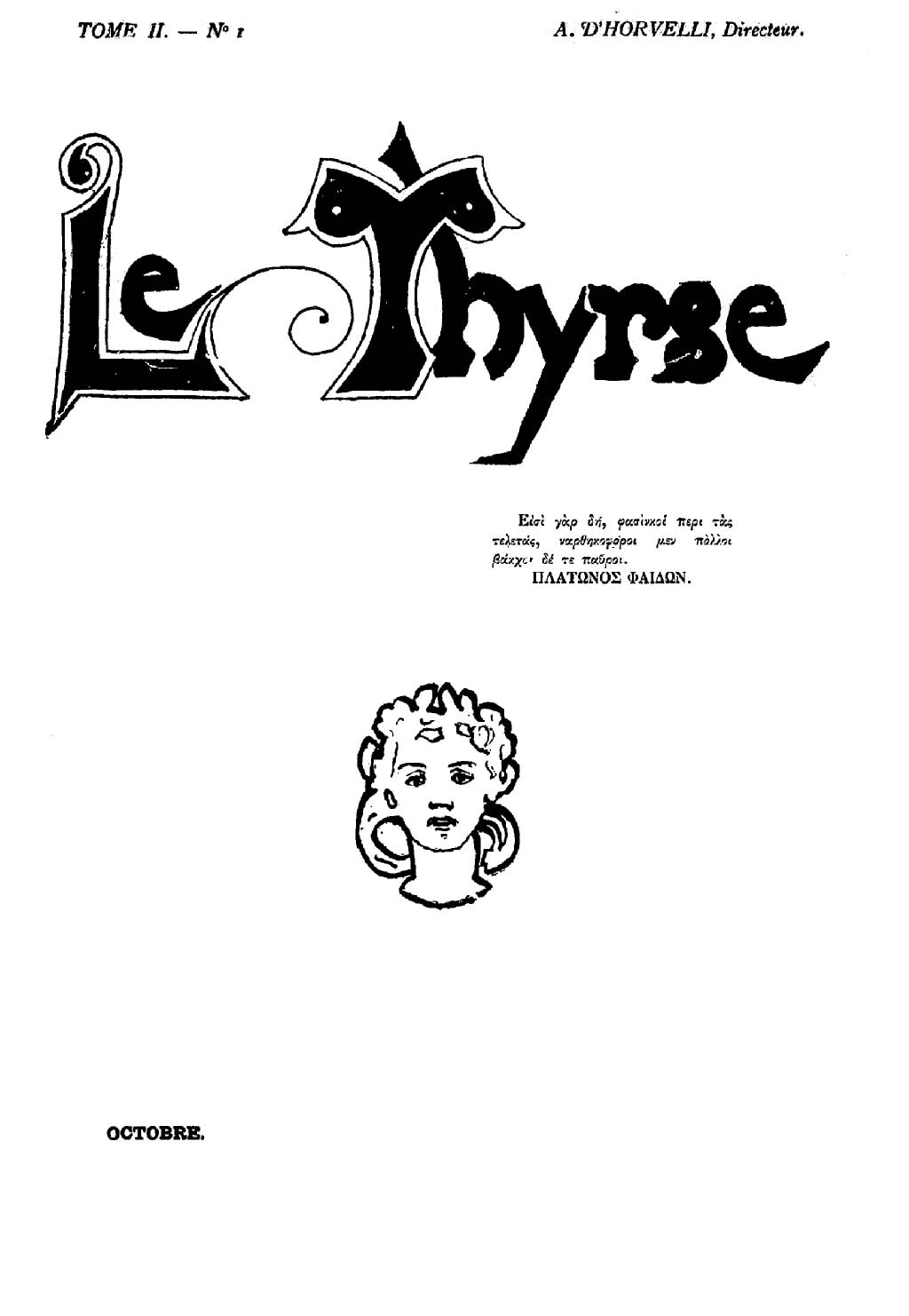 LIVRENBLOG Le Thyrse. 1897.