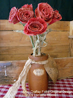 Rusty Jar Roses