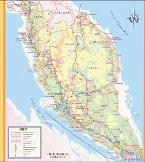 Malaysia Travel Guide And Map: Map of Peninsular Malaysia