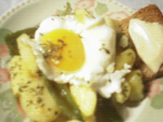 Receta de huevos rotos, huevos rotos  light