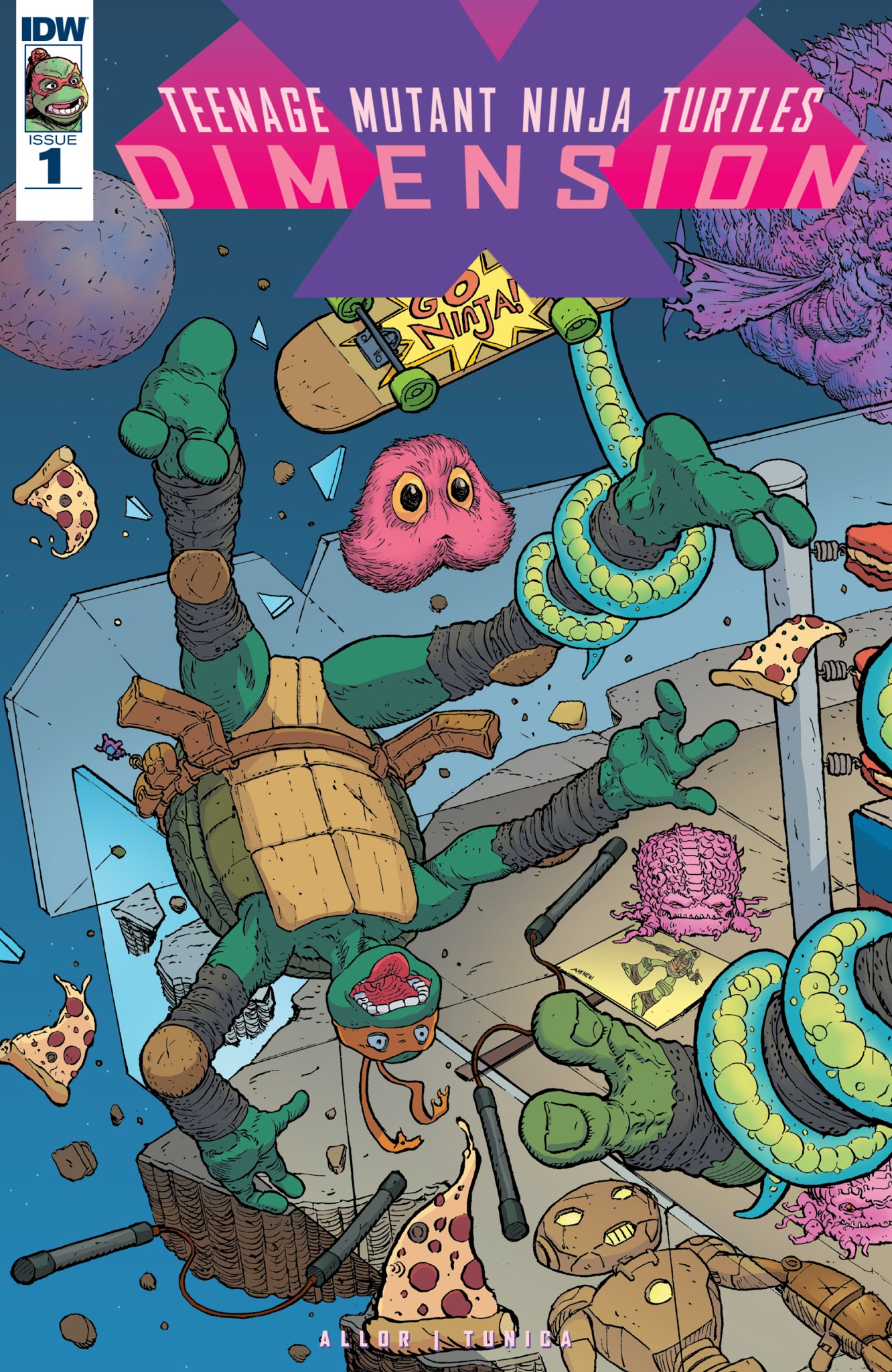 Read online Teenage Mutant Ninja Turtles: Dimension X comic -  Issue #1 - 1