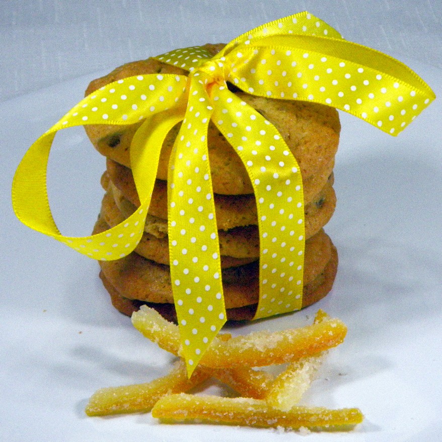 Year on the Grill Candied Orange Peel Chocolate Chip Cookies