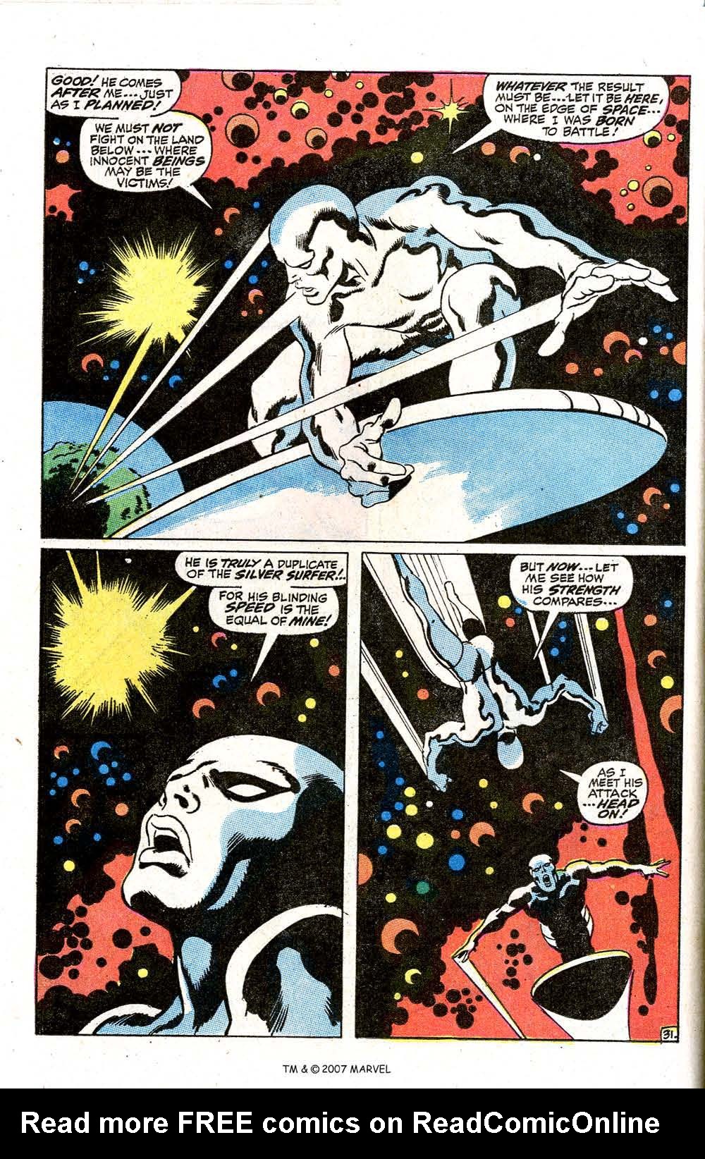 Read online Silver Surfer (1968) comic -  Issue #7 - 38