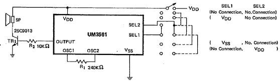 UM3561 electronic siren circuit diagram - Electronik ...