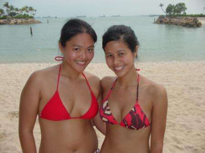 Singapore Beach Bikini Girls