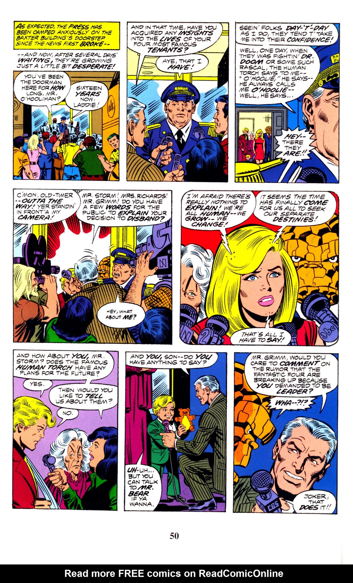 Read online Fantastic Four Visionaries: George Perez comic -  Issue # TPB 2 (Part 1) - 50