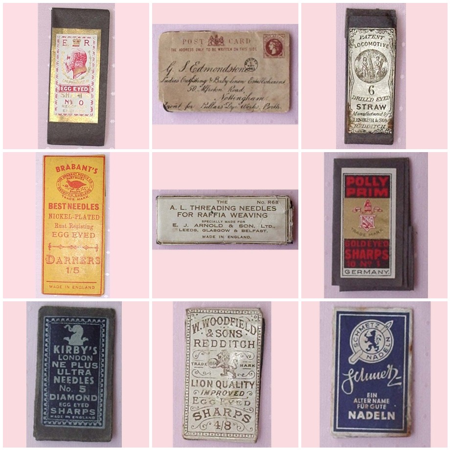 Rag Rescue Collectable antique packets of sewing needles