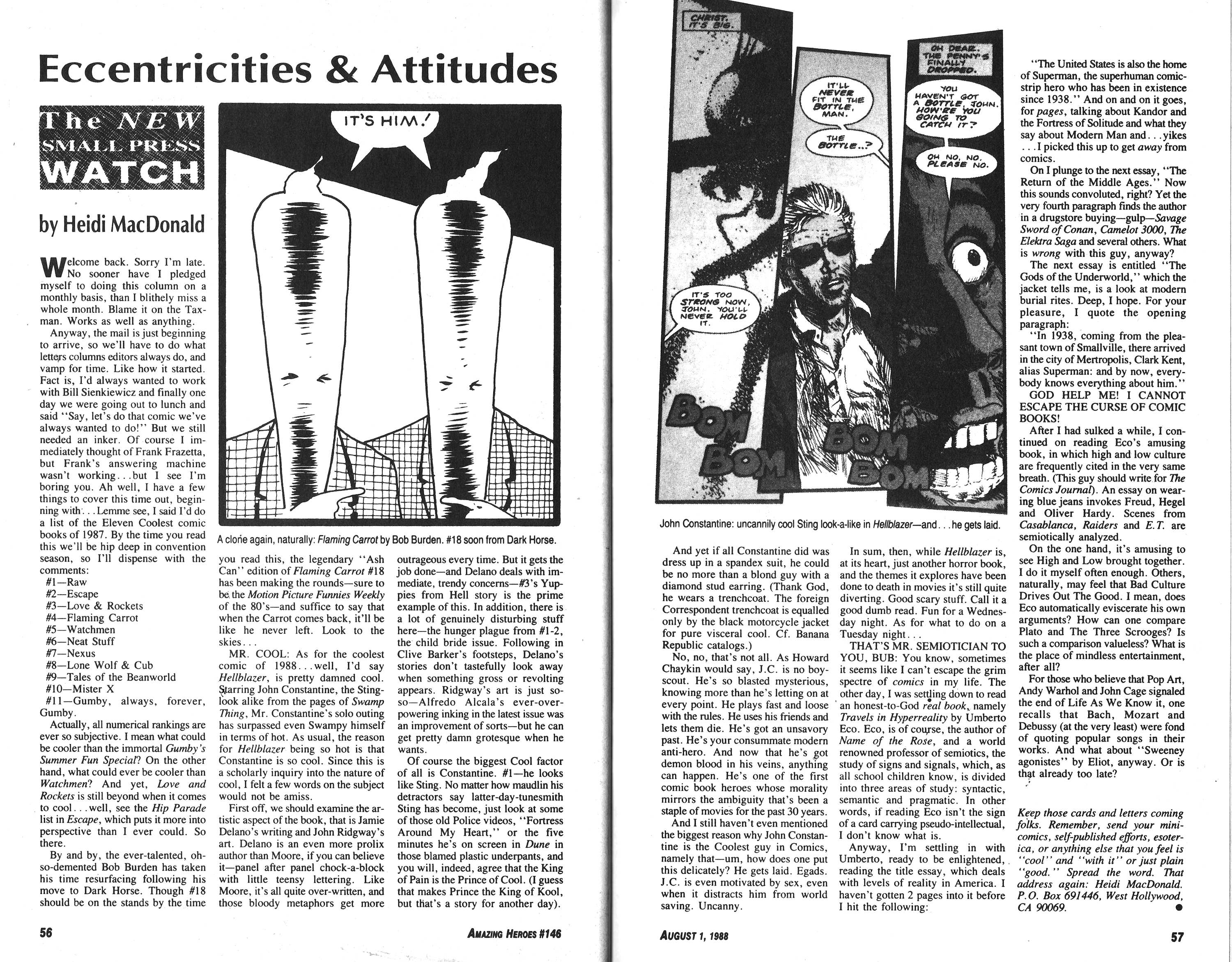 Read online Amazing Heroes comic -  Issue #146 - 29