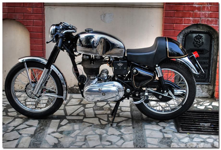 custom 1972 350cc royal enfield model-b