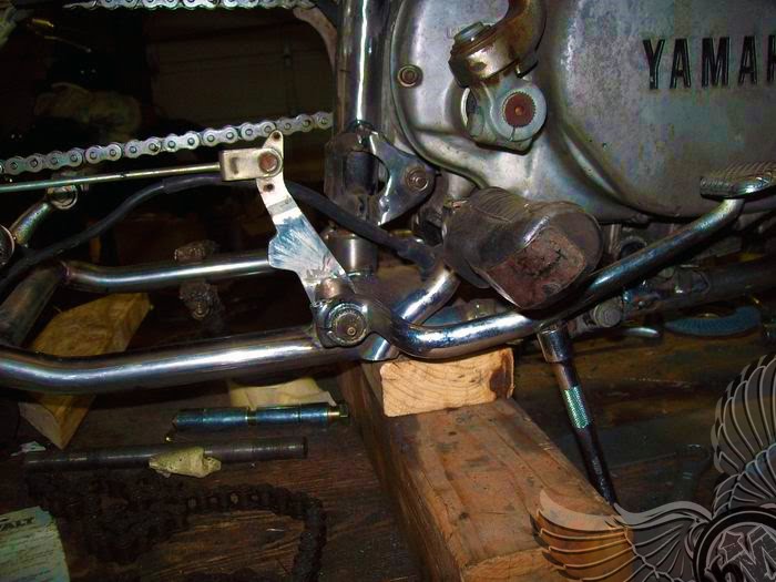 rear brake lever pivot mount