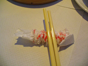 chopsticks rest trick