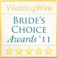 We are a Bride's Choice Winner again for 2011!