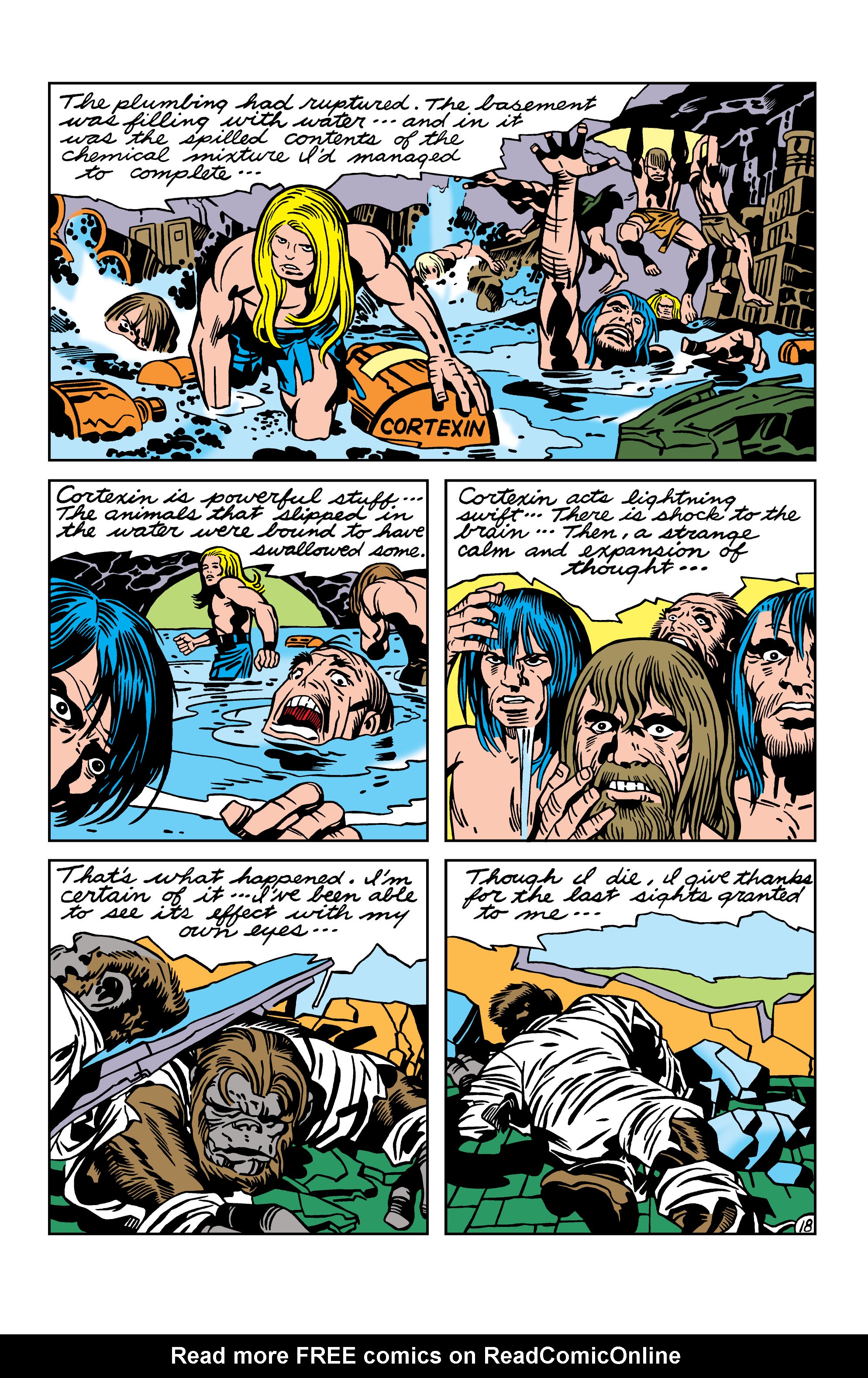 Read online Kamandi, The Last Boy On Earth comic -  Issue #16 - 18