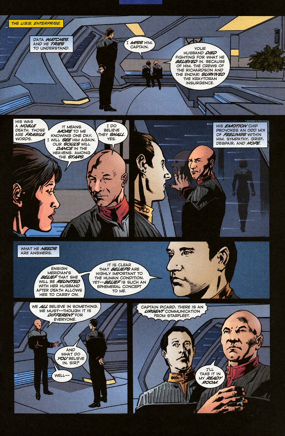 Read online Star Trek: The Next Generation - The Killing Shadows comic -  Issue #1 - 5