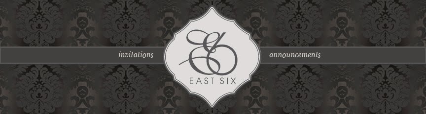 EAST SIX - designer invitations and announcements