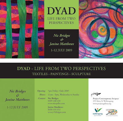 Dyad - a exhibition by Nic Bridges and Janine Matthews