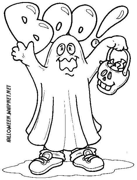 kaboose coloring pages halloween ghosts - photo #28