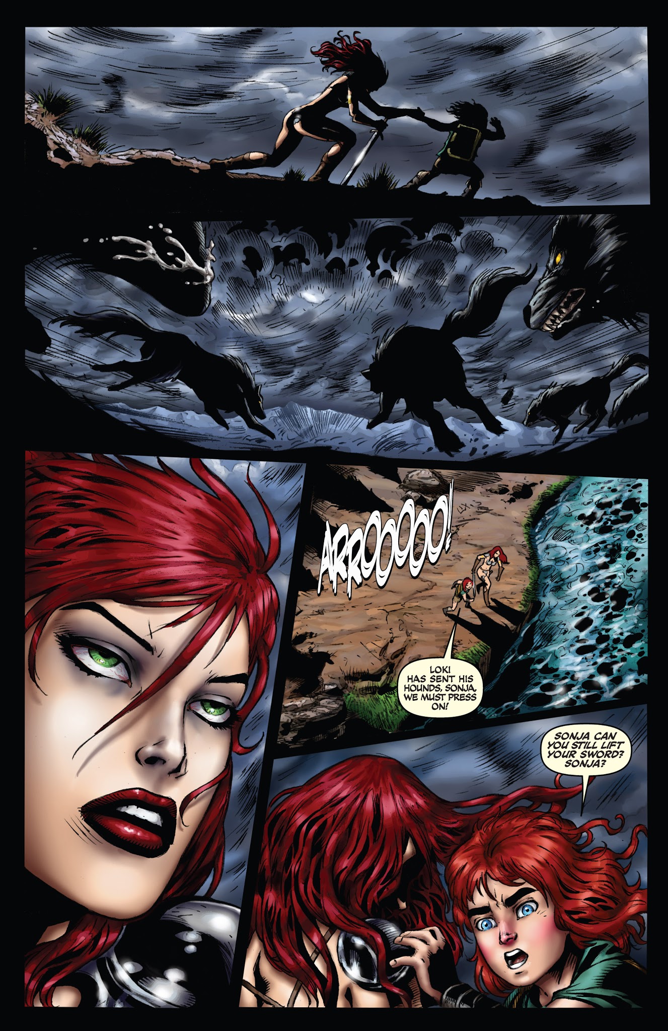 Read online Red Sonja: Wrath of the Gods comic -  Issue #2 - 10