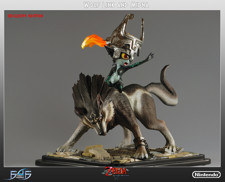 First 4 Figures Wolf Link And Midna