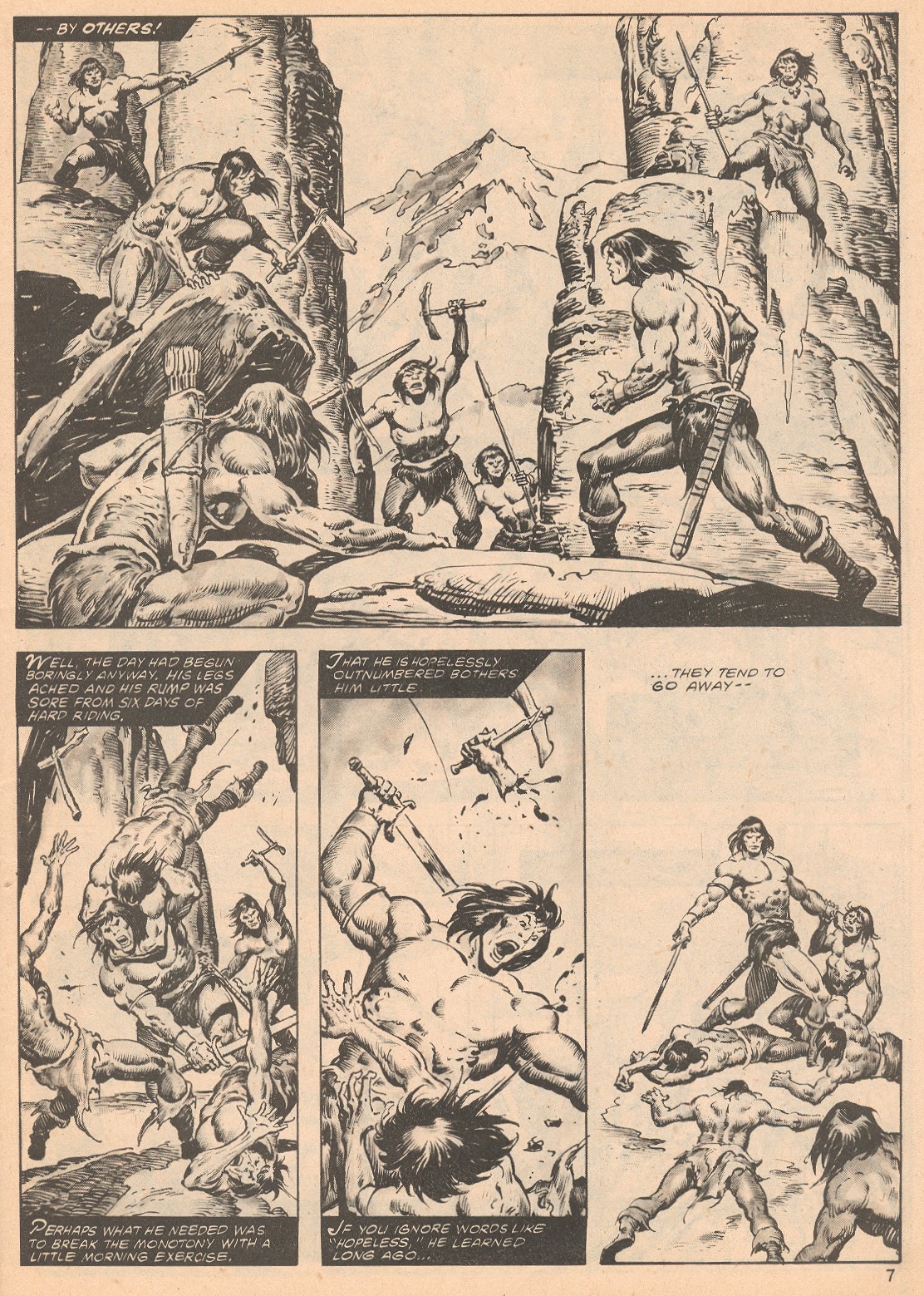 Read online The Savage Sword Of Conan comic -  Issue #64 - 7