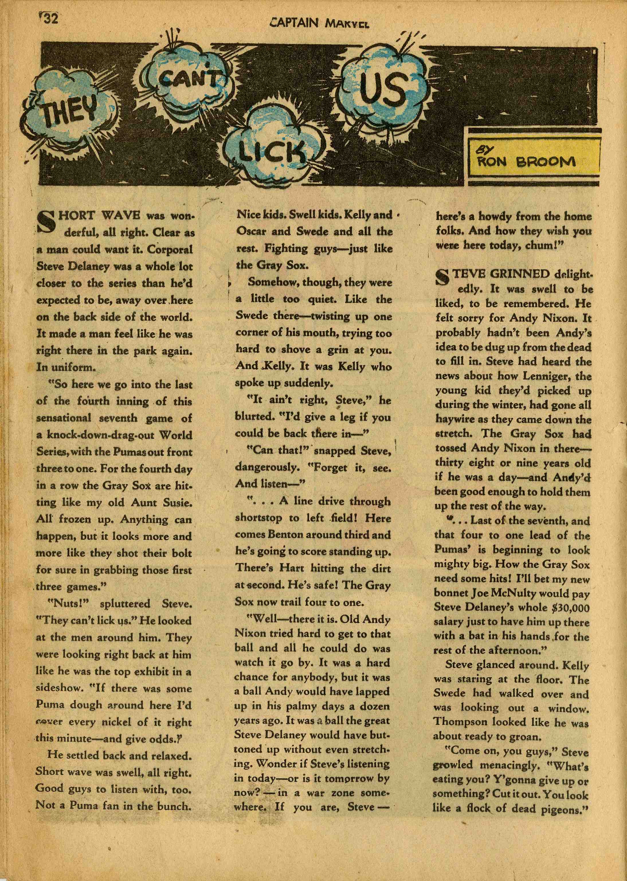 Read online Captain Marvel Adventures comic -  Issue #24 - 32