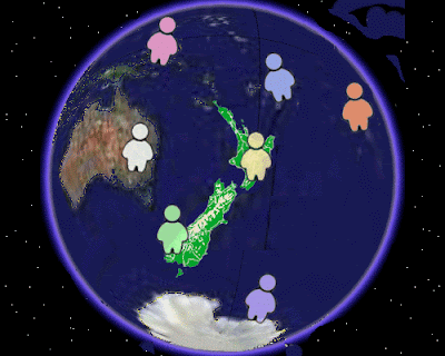 Globe of a New Zealand World