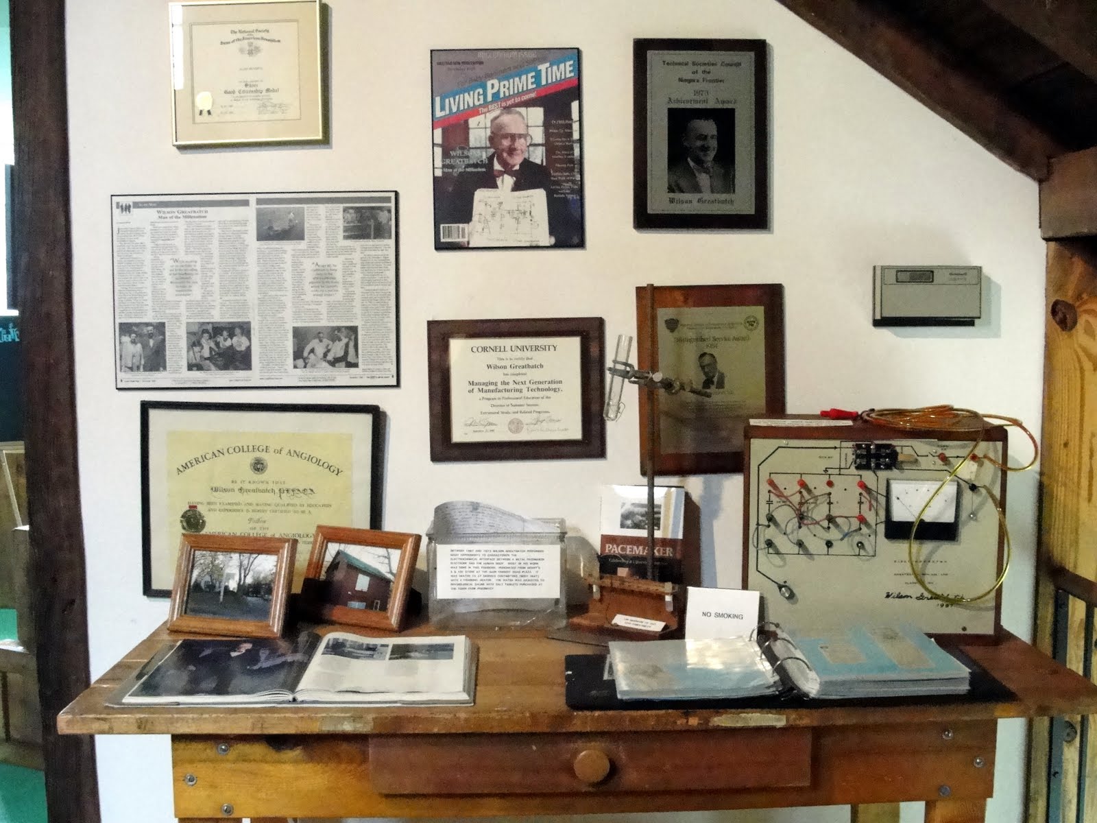 ClarenceGrad72 Wordless Wednesday Wilson Greatbatch at the Clarence