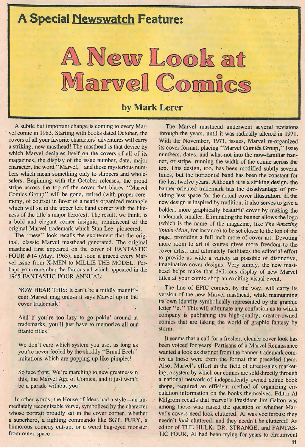 Read online Marvel Age comic -  Issue #5 - 13