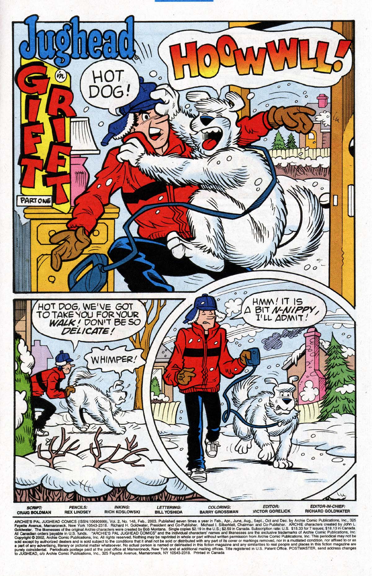 Read online Archie's Pal Jughead Comics comic -  Issue #148 - 2