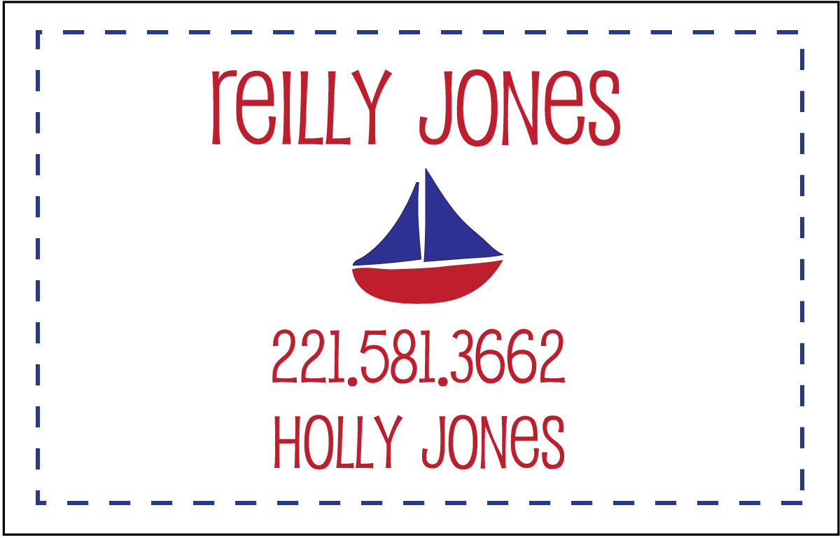 Paper Etiquette CUSTOM DIAPER BAG NAME TAGS & KEY CHAINS