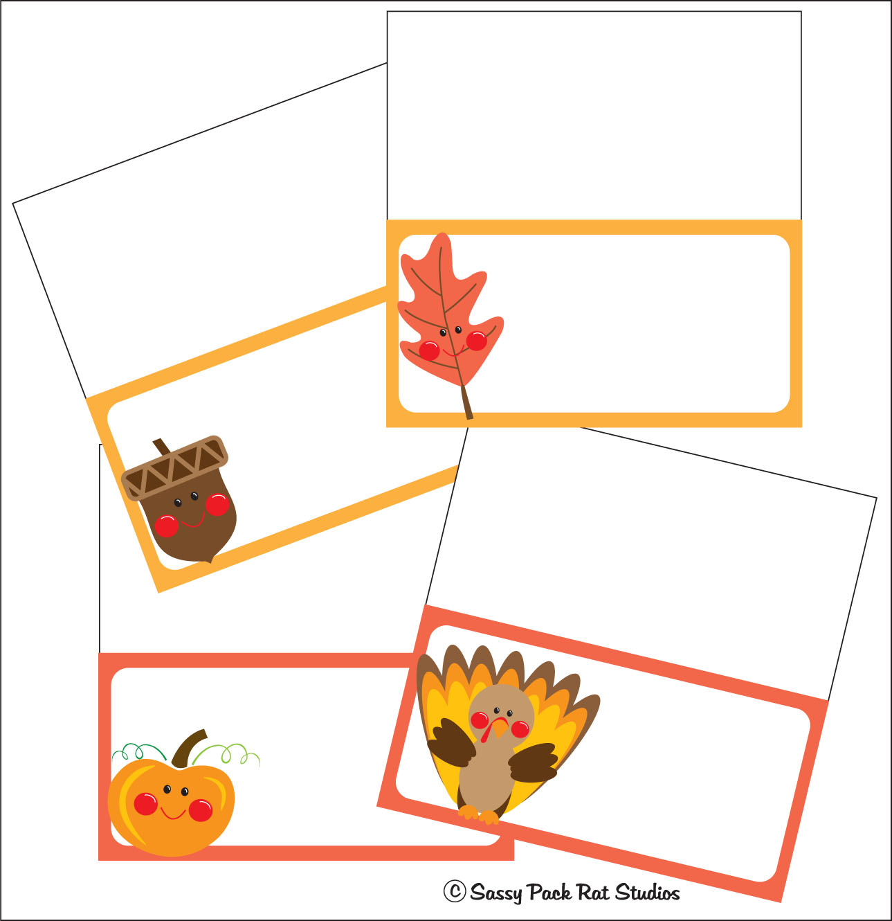 clipart thanksgiving place cards - photo #3