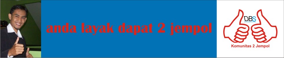 anda layak dapat 2 jempol