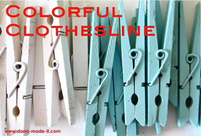 How To Color Clothespins!